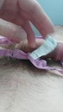 jerk off in buddy wife's sexy pink thong 2 snapshot 1