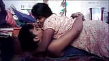 Indian house wife kissing on Housband snapshot 5