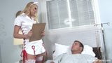 Nurse Vanessa Cage takes care of her patient's cock snapshot 1