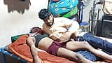 Indian Teen Beautiful Shemale -  Pooja Bhabhi & Desi Collage Mastarji Coming Hotel Room and Fucking a Pooja mastarji ass. snapshot 9