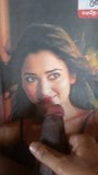 Cum and piss tribute to Tamanna snapshot 3