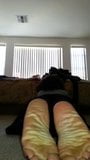 Very hot ebony thick, wrinkled soles snapshot 7