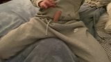 Shooting cum all over Nike hoodie and sweatpants snapshot 10