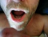 Cumming on my buddy's tongue close-up snapshot 1