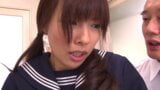 Japanese college teen fucked by the director in her virgin hairy pussy! snapshot 3