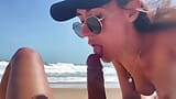 Super PoV Blowjob from Beauty Teen Girl in a cap,  Seashore, Naked Nude Beach, Blowjob Sex Toys snapshot 10