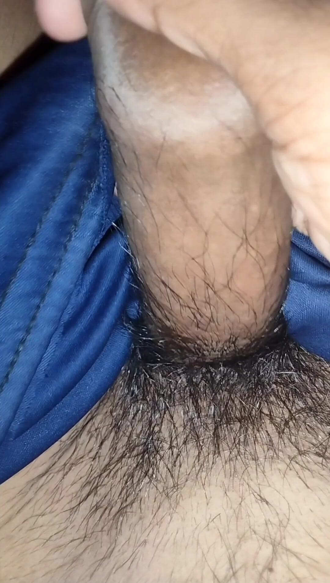 Asian boy masturbates big penis