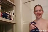 Pretty Girl Shower BJ For Fun snapshot 2