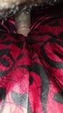 Red satin saree snapshot 10