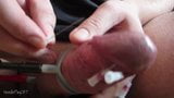 Intense E-Stim Orgasm with Needles in Cock - TENS CBT snapshot 10