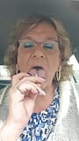 Enjoying a cigarette snapshot 10