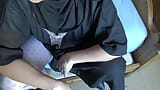 perverted german masturbates on his muslim cleaning maid with hairy pussy snapshot 8