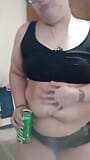 Drinking Soda and Playing with Belly snapshot 3