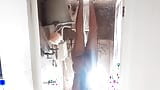 तमिल देसी पत्नी नग्न स्नान, घर का बना snapshot 6