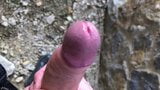 Quickly OUTDOOR & Hot Stud Wanking HIS BIG DICK snapshot 8