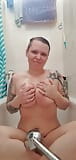Sexy bitch with big tits enjoying her morning shower snapshot 10