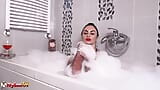 Sensual Goddess Ambra Seduces You in The Bathtub snapshot 5