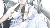 Car sex, telugu dirty talks, silk aunty with hyd driver crezy romantic journey snapshot 8