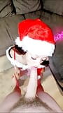 Ti's the season to be Slutty, little kitty Claus gets her present snapshot 2