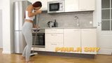 Kitchen Piss Play For Paula Shy snapshot 3