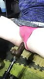 Crossdresser Rhylee esticada por bbc com anel de aço no pau snapshot 3