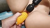 Corn and vibrator - squirt snapshot 15