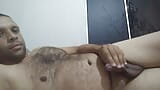 Young bear shows his face, body and masturbates while lying on his bed 1 snapshot 4