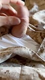 Jerking off wearing the sarge's tighty whities and one of the USMC uniforms from a past hookup! snapshot 2