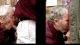 Daddy and Grandpa POV Side by Side sucking snapshot 4