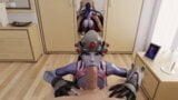 Widowmaker Sucking Dick and Swallowing Cum - POV Blowjob snapshot 9