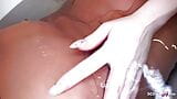 Japoński masaż nuru creampie seks z chudym japońskim nastolatkiem snapshot 2