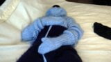 Custom Sweater Fetish gear and cum shot, wool play, wool orgasm. Jumper fetish mohair turtleneck. Cum on underwear. snapshot 2