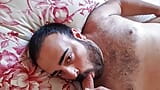 Three Hairy Bears Suck Each Other's Cocks and Fuck Bareback snapshot 4