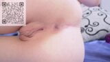 Anal plug in ass – Sexy shaved holes close-up snapshot 10