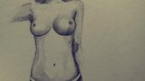 Il disegno del seno e del corpo della sorellastra snapshot 1