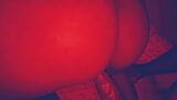 Przyrodnia siostra budzi się z dużym tyłkiem w powietrzu (specjalne czerwone światło) snapshot 17