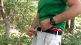 Public jerking in the woods, verbal and cumming in my boxers snapshot 5