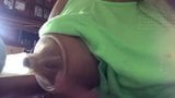 Latina milking a boob for Youtube snapshot 4
