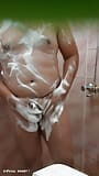 Wet shower after having sex with the boss girl and I wore her panties snapshot 4