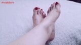 Dibujé mis pies suaves y hermosos para ti. snapshot 4