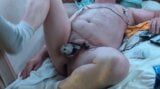 HFO. 4 dildos invade his ass while 4 estim channels and 18 volts throb into his nipples and rock his dick and balls. snapshot 11