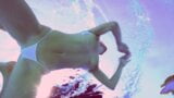 Трах в задницу, лизание очка глубокой глоткой под водой snapshot 1