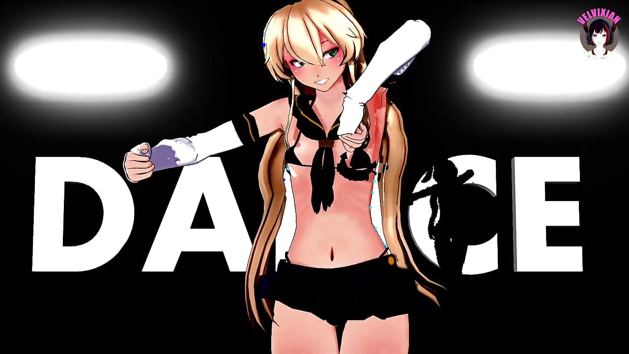 Sexy Teen In Short Skirt Dance + Gradual Undressing (3D HENTAI)