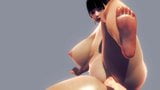 3d CG animation sex Big tits snapshot 7