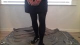 School tights cum on feet snapshot 2