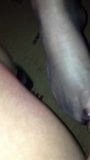 Cum on her sexy nylon feet snapshot 4