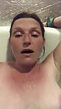 Hot, sweaty and horny in the bath snapshot 13