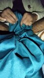 Dickhead rub with satin silky green saree of neighbour Chachi (29) snapshot 6