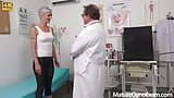 Feet exam and vagina check-up of hot cougar Belinda Bee snapshot 3