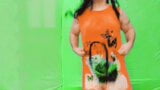 Pulando buceta quente transsexual fofa ladyboy cosplayer modelo crossdresser snapshot 5